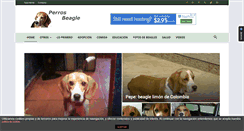 Desktop Screenshot of perros-beagle.com